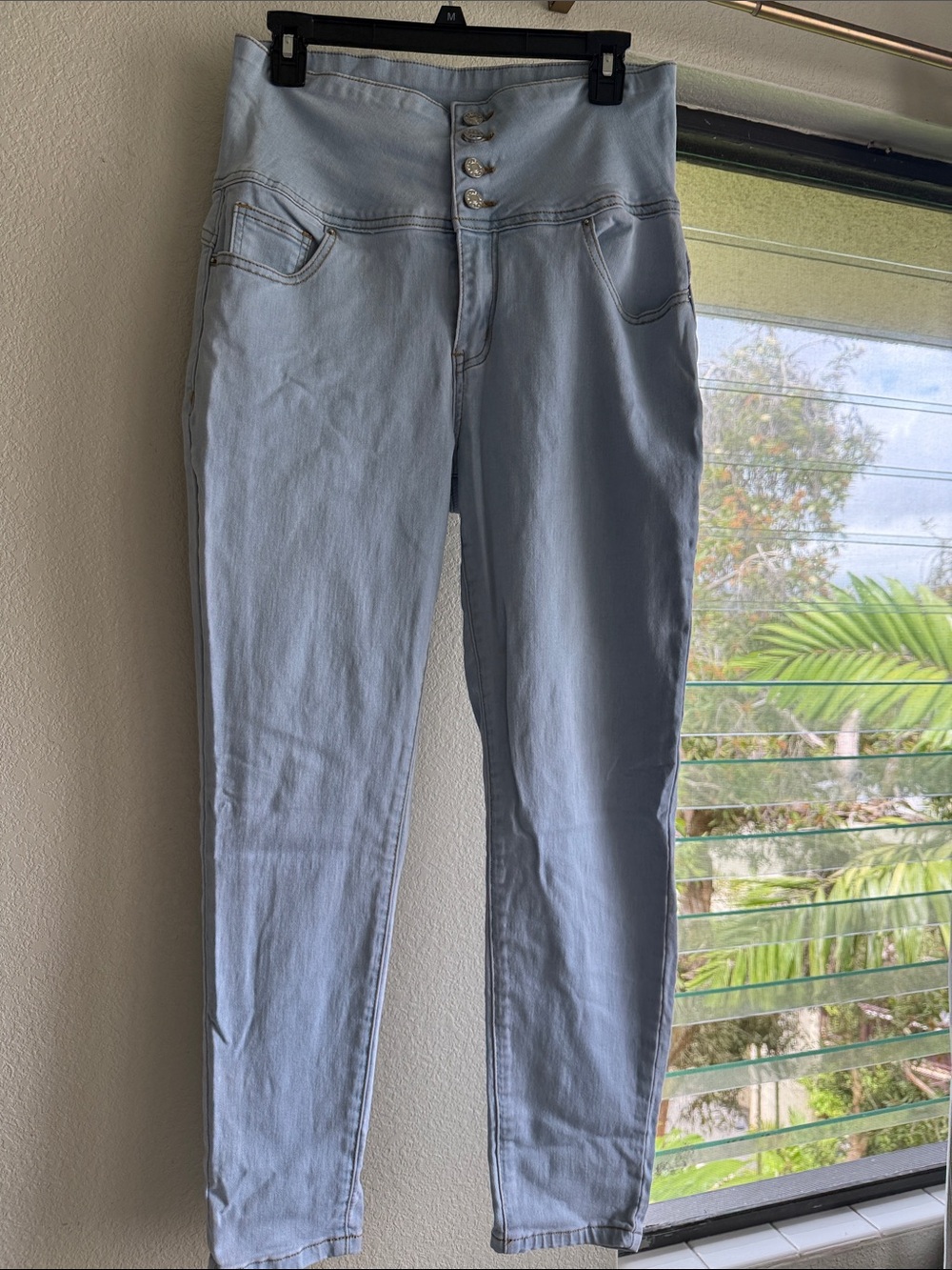 High-Waist Light Blue butt defining Women’s Jeans